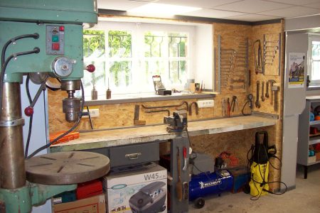 Etabli du garage motos